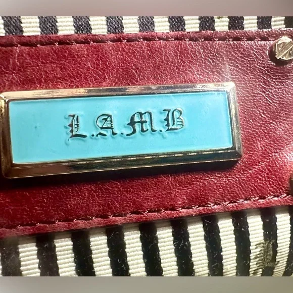 ❣️Reserved❣️LAMB Gwen Stefani Fadeout Satchel in Red Very Nice Condition! - Picture 13 of 14